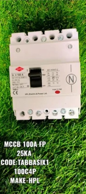 HPL MCCB 100 A FP 36 KA TABBASIX2100N4P